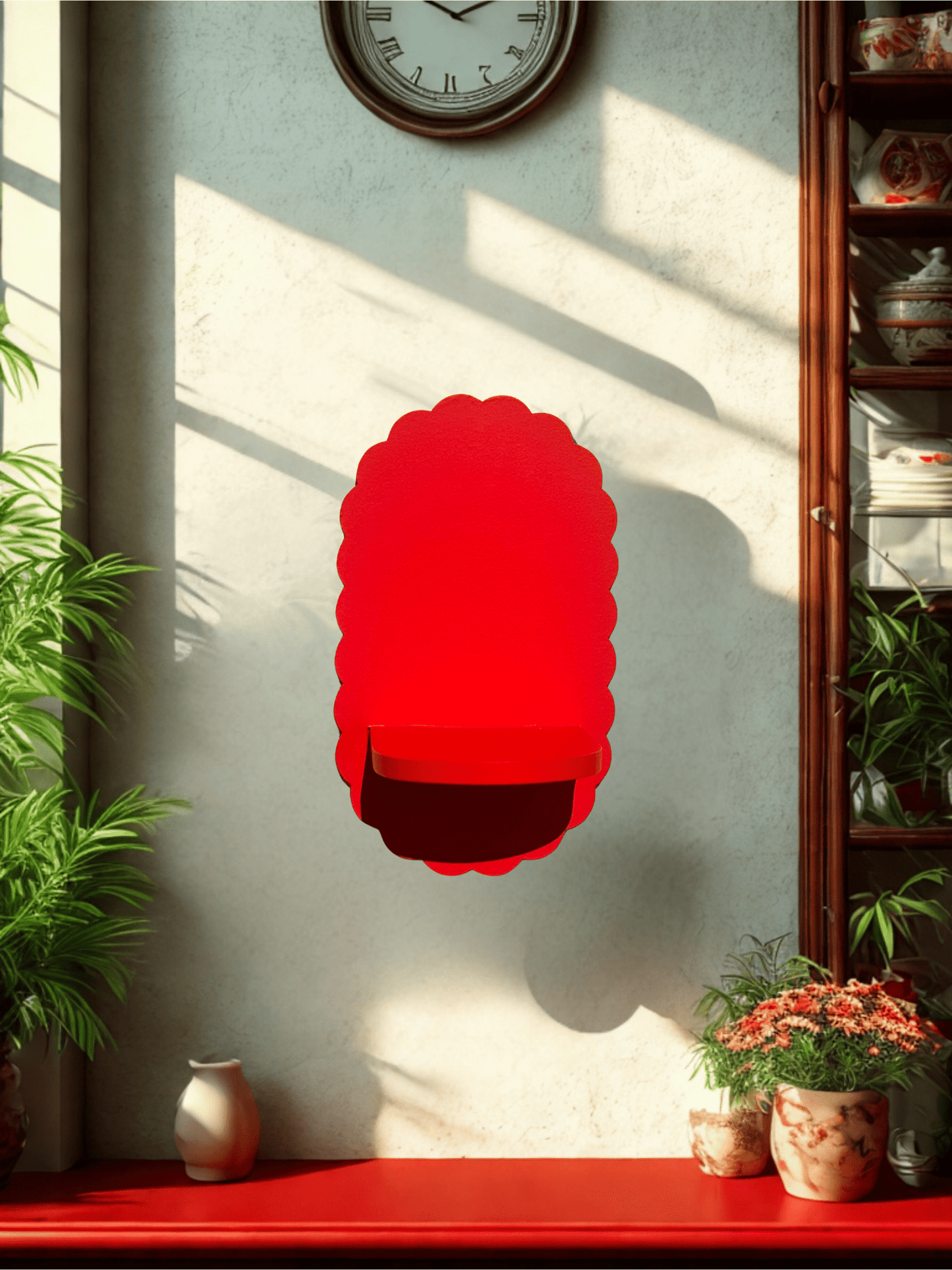 Estantería Pétalos Oval: Rojo - Estantería