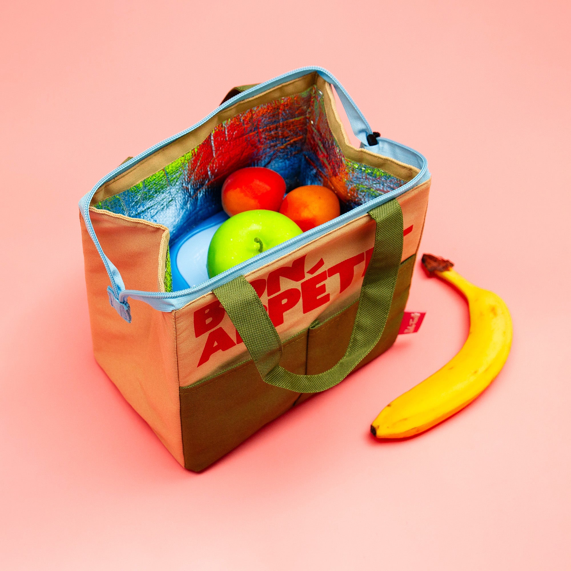Bolsa de Almuerzo Isotérmica BON APPÉTIT verde-Dopamine Concept Store