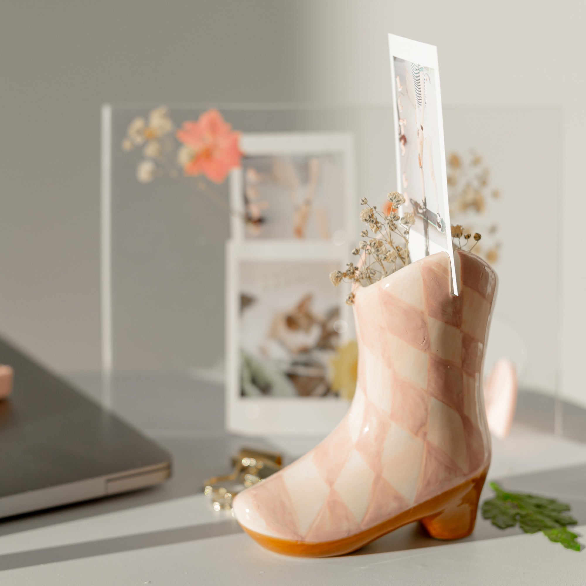 Bota Cowboy Rosa