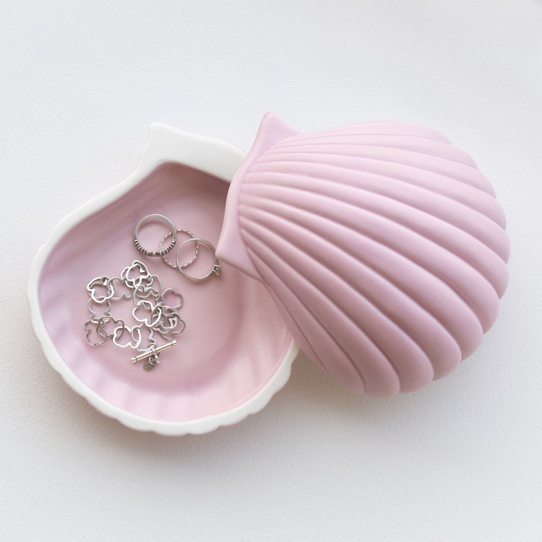 Caja Cerámica Concha: Rosa-Dopamine Concept Store