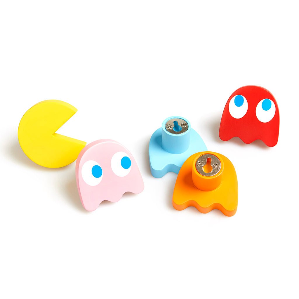 Colgador pared PacMan x5