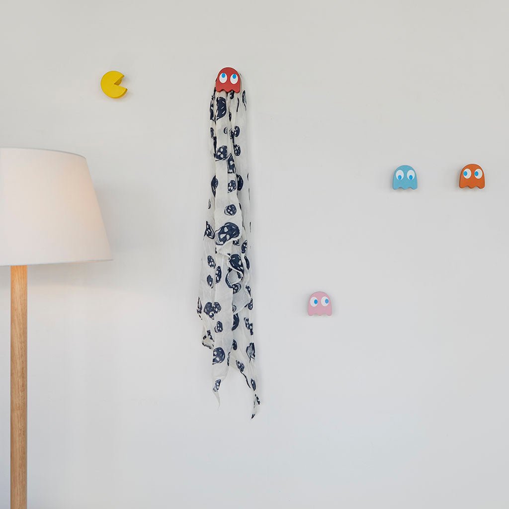 Colgador pared PacMan x5