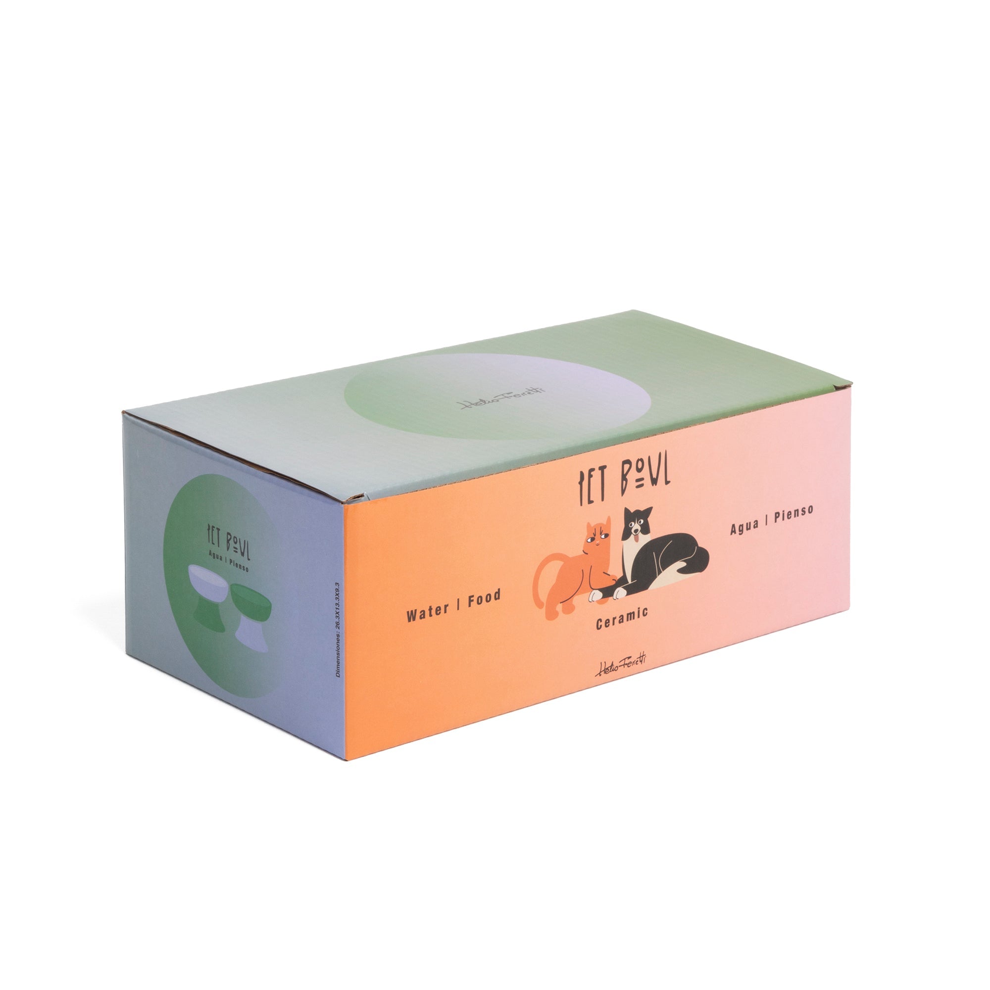 Comedero Mascotas: Naranja y Rosa-Dopamine Concept Store