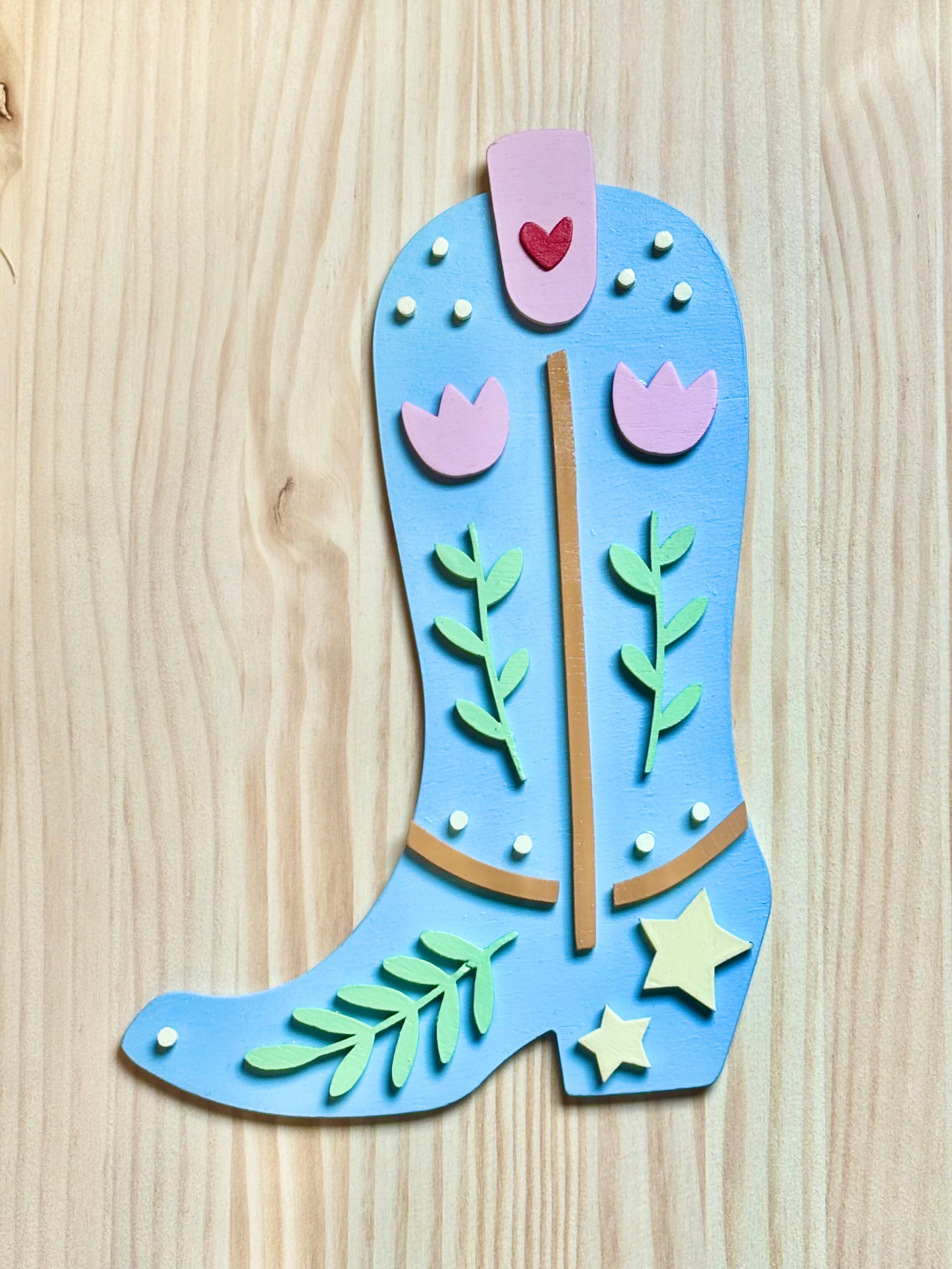 Cowboy Boot WallArt-Dopamine Concept Store