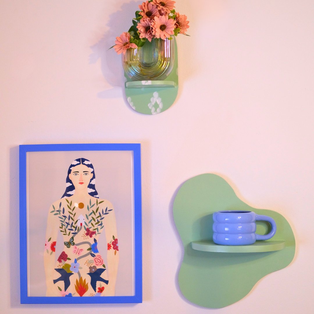 Estantería Cloud: Verde-Dopamine Concept Store