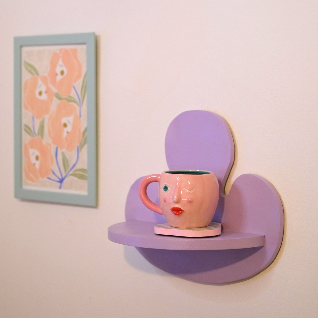 Estantería Leaf: Lila-Dopamine Concept Store