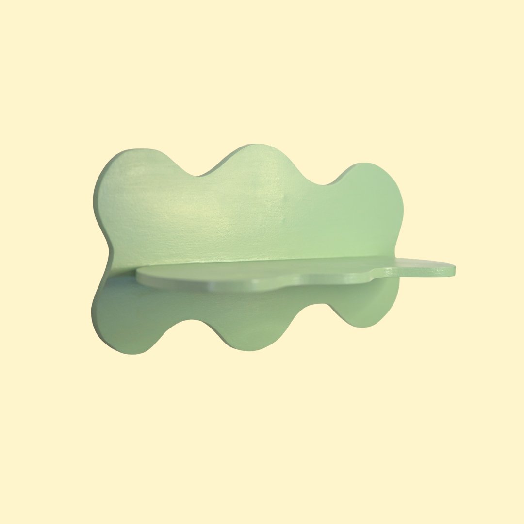 Estantería Ondas: Verde