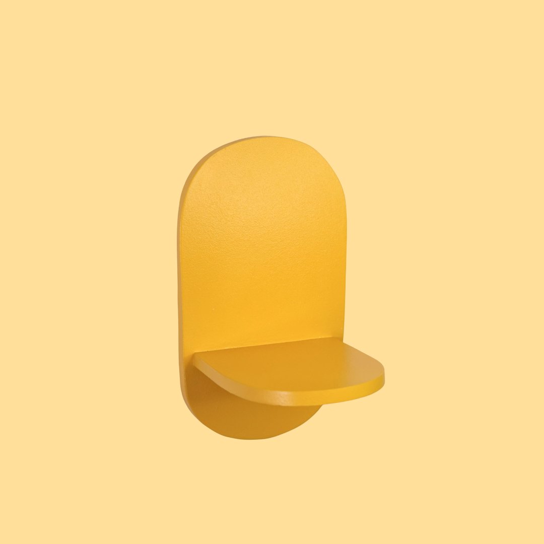 Estantería Oval: Amarillo