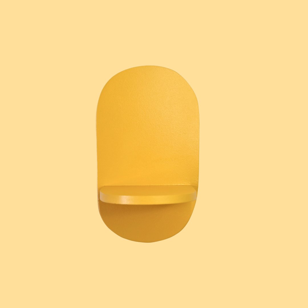 Estantería Oval: Amarillo