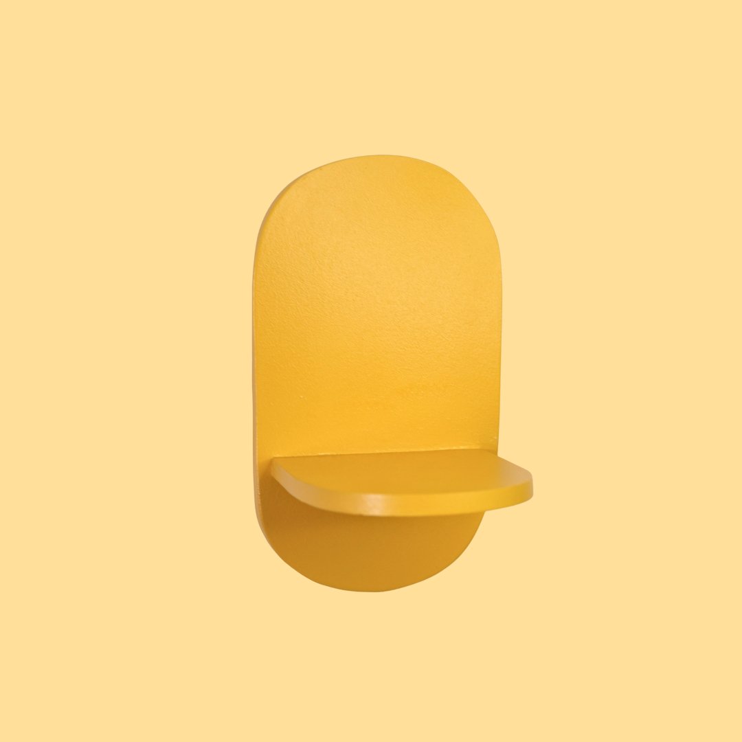 Estantería Oval: Amarillo
