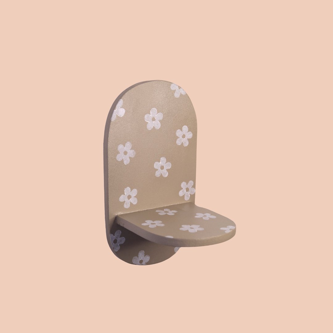 Estantería Oval Floral: Tierra