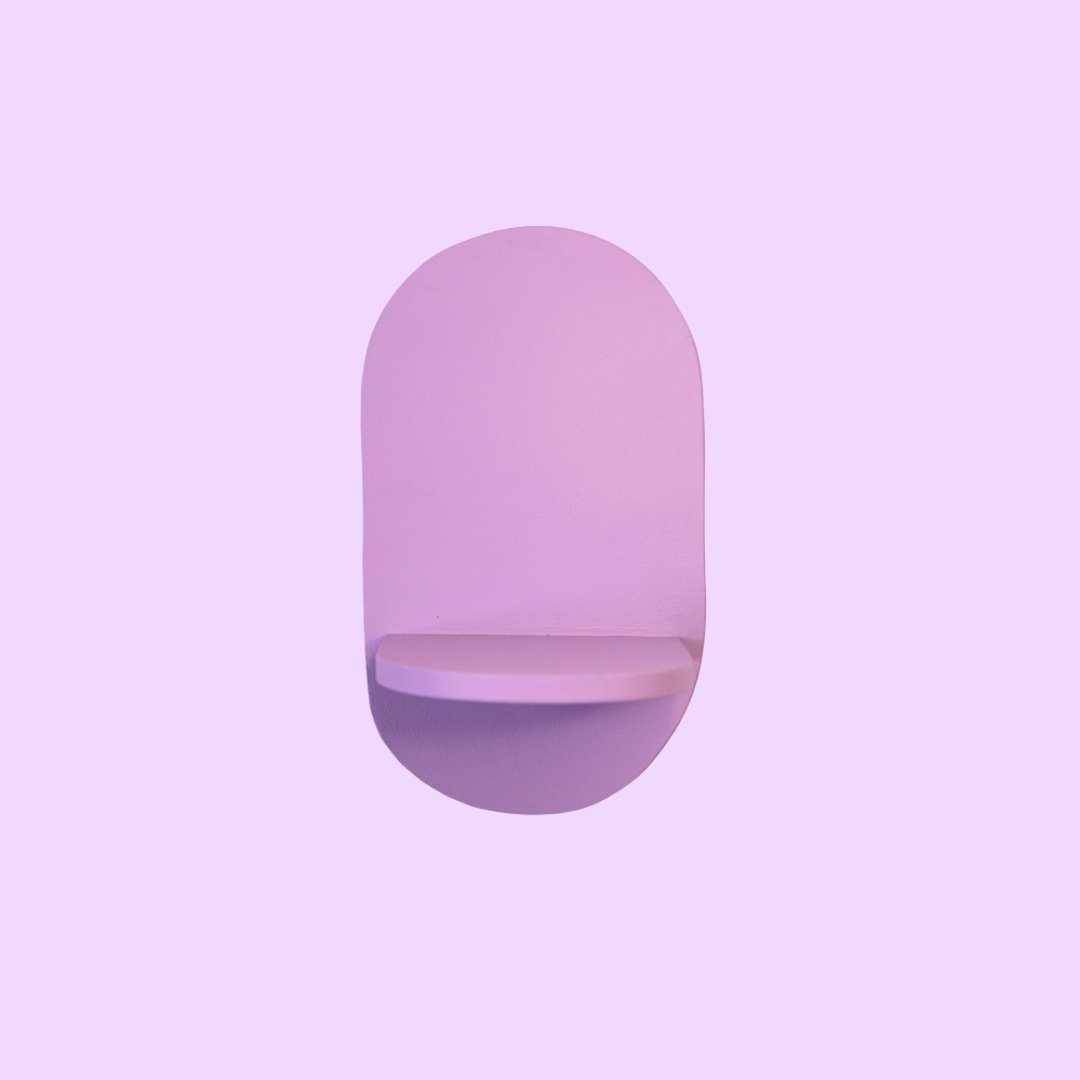 Estantería Oval: Lila