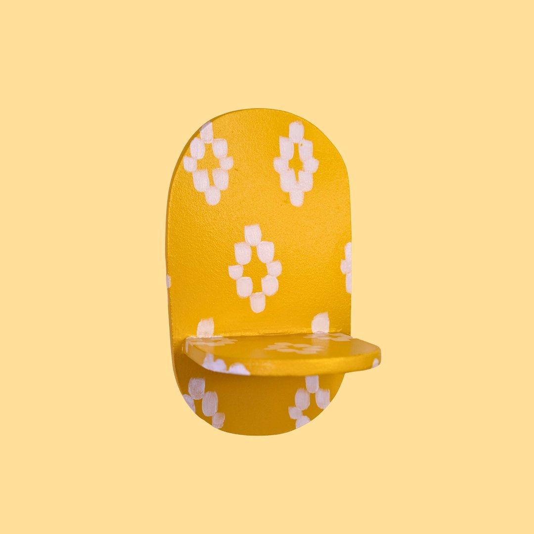 Estantería Oval Llengües Mallorquines: Amarillo