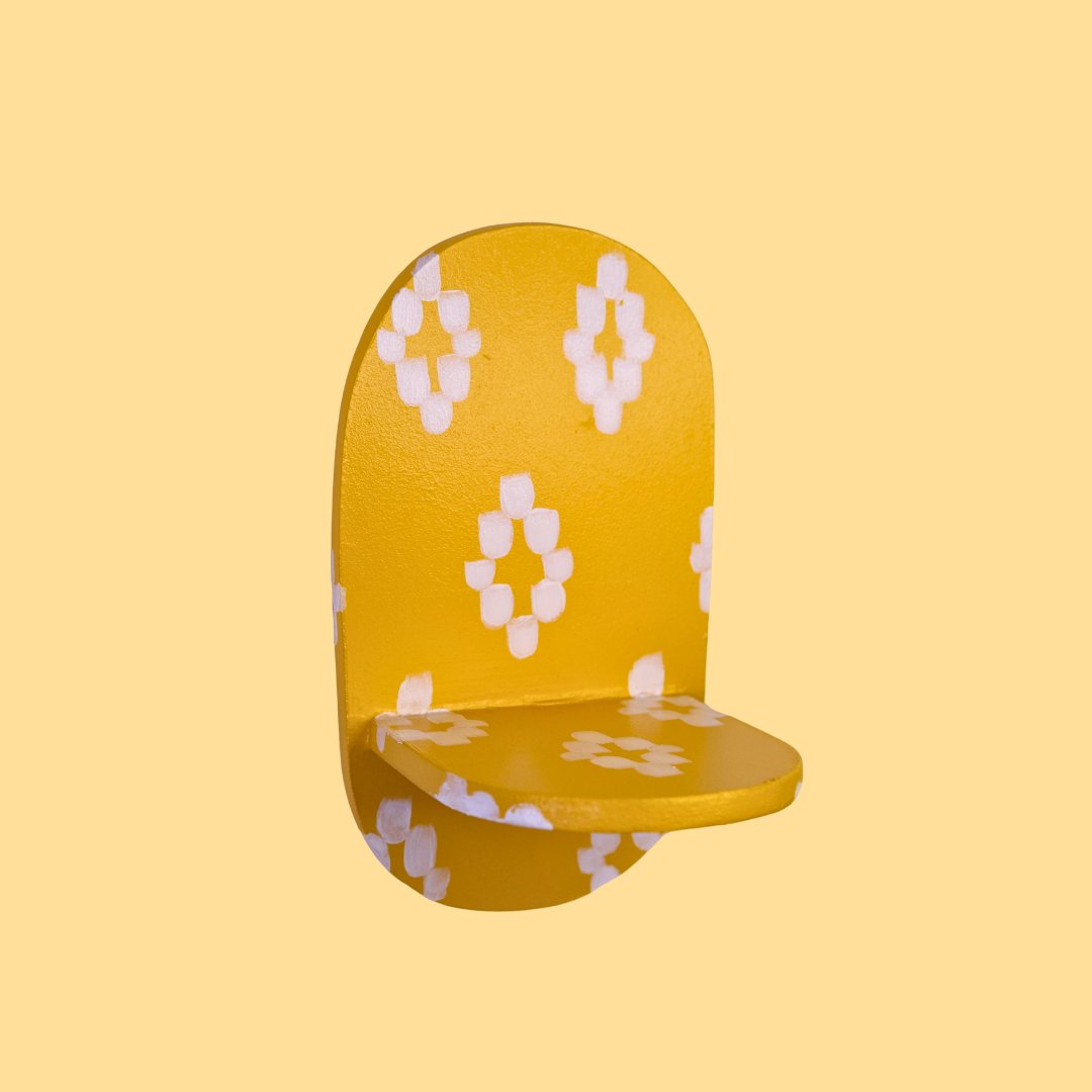 Estantería Oval Llengües Mallorquines: Amarillo