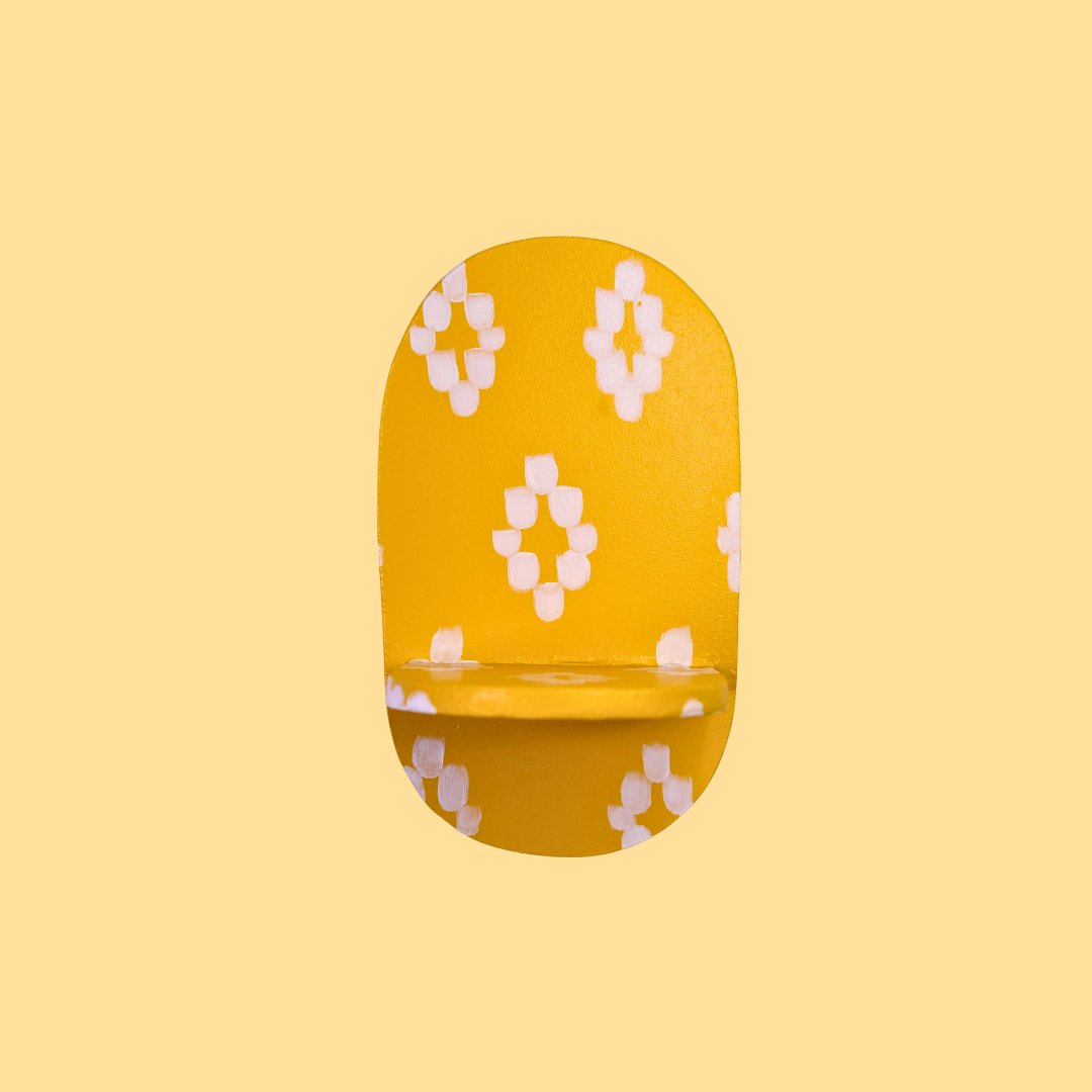 Estantería Oval Llengües Mallorquines: Amarillo