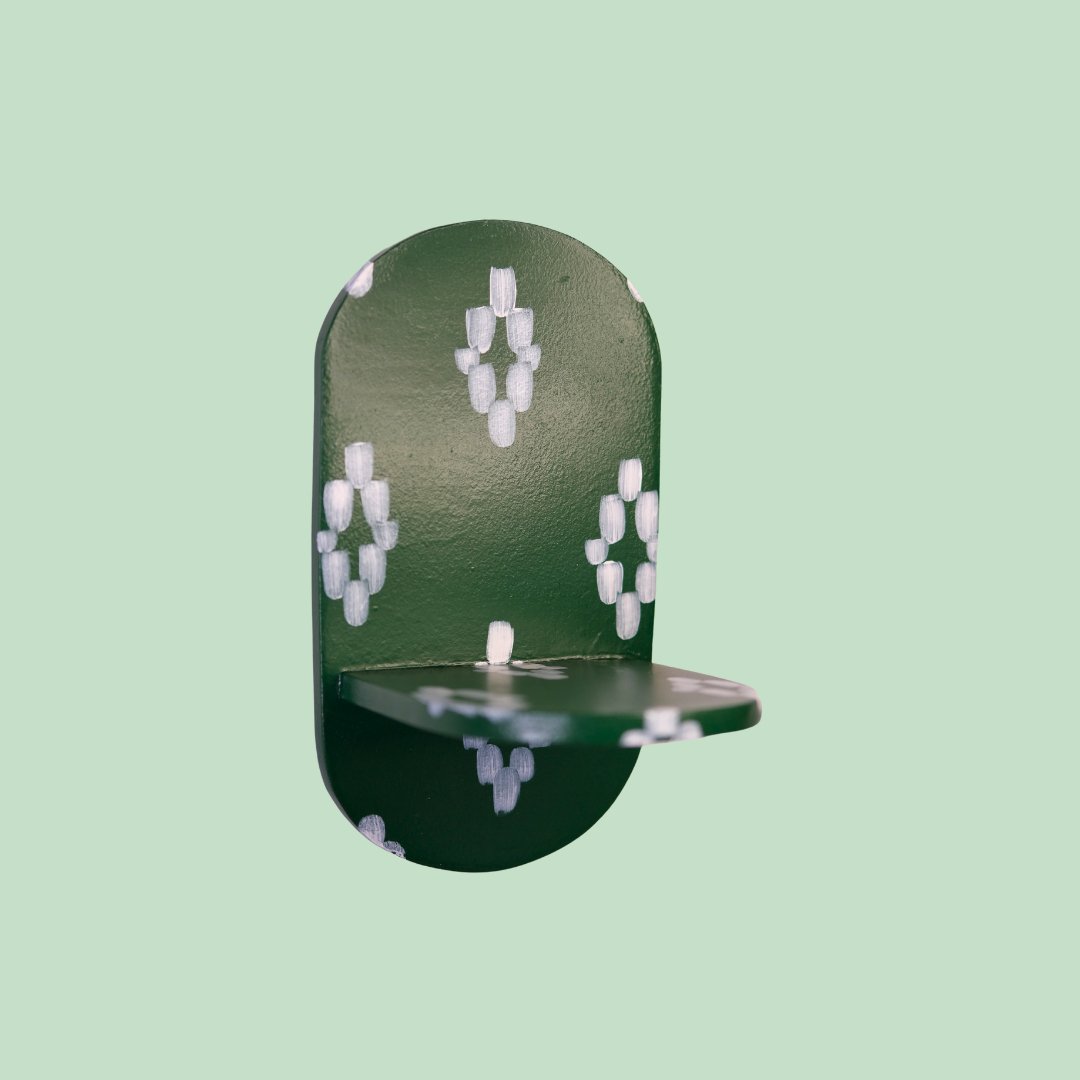 Estantería Oval Llengües Mallorquines: Verde Botella