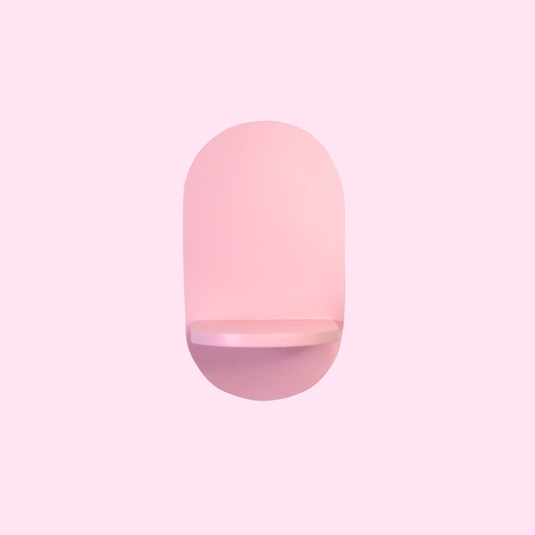Estantería Oval: Rosa
