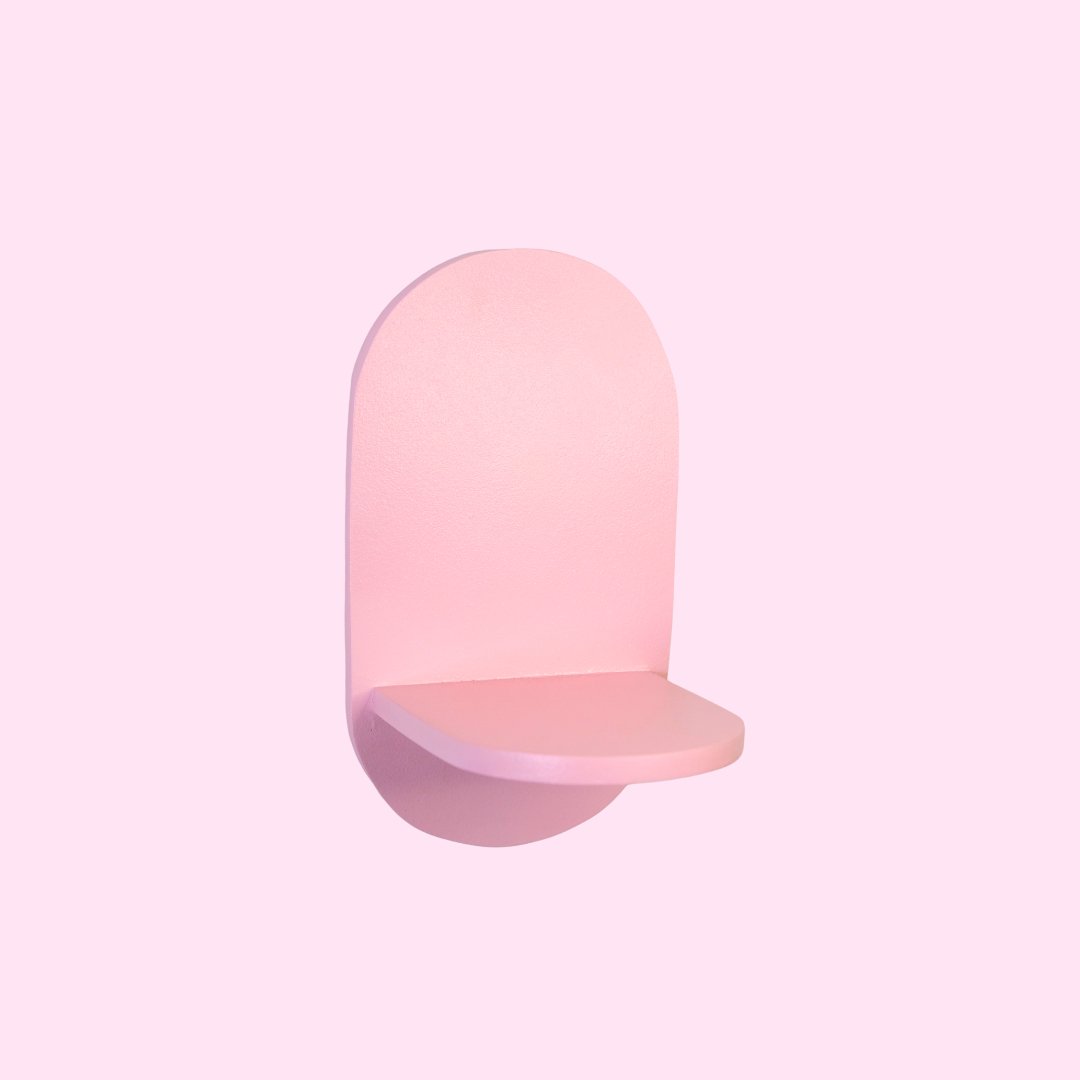 Estantería Oval: Rosa