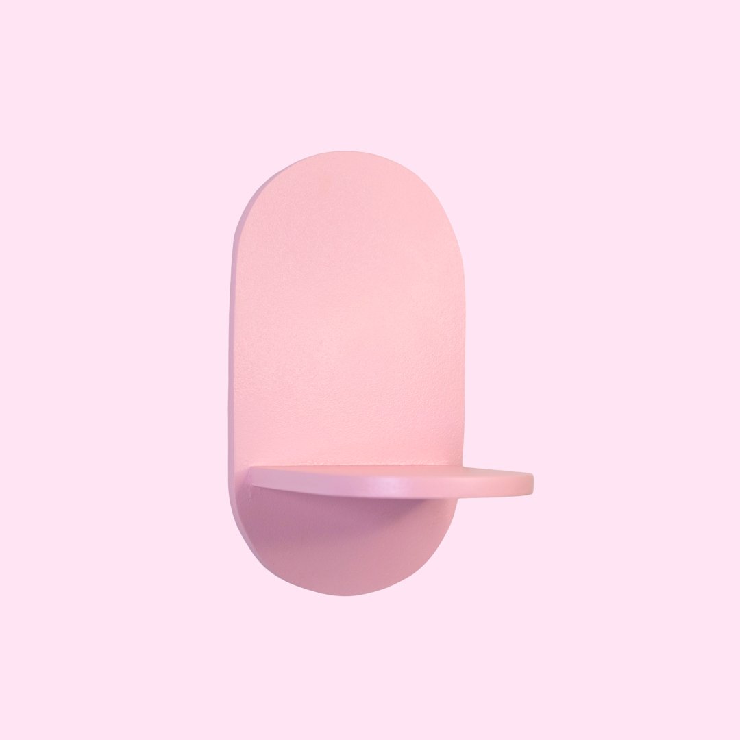 Estantería Oval: Rosa