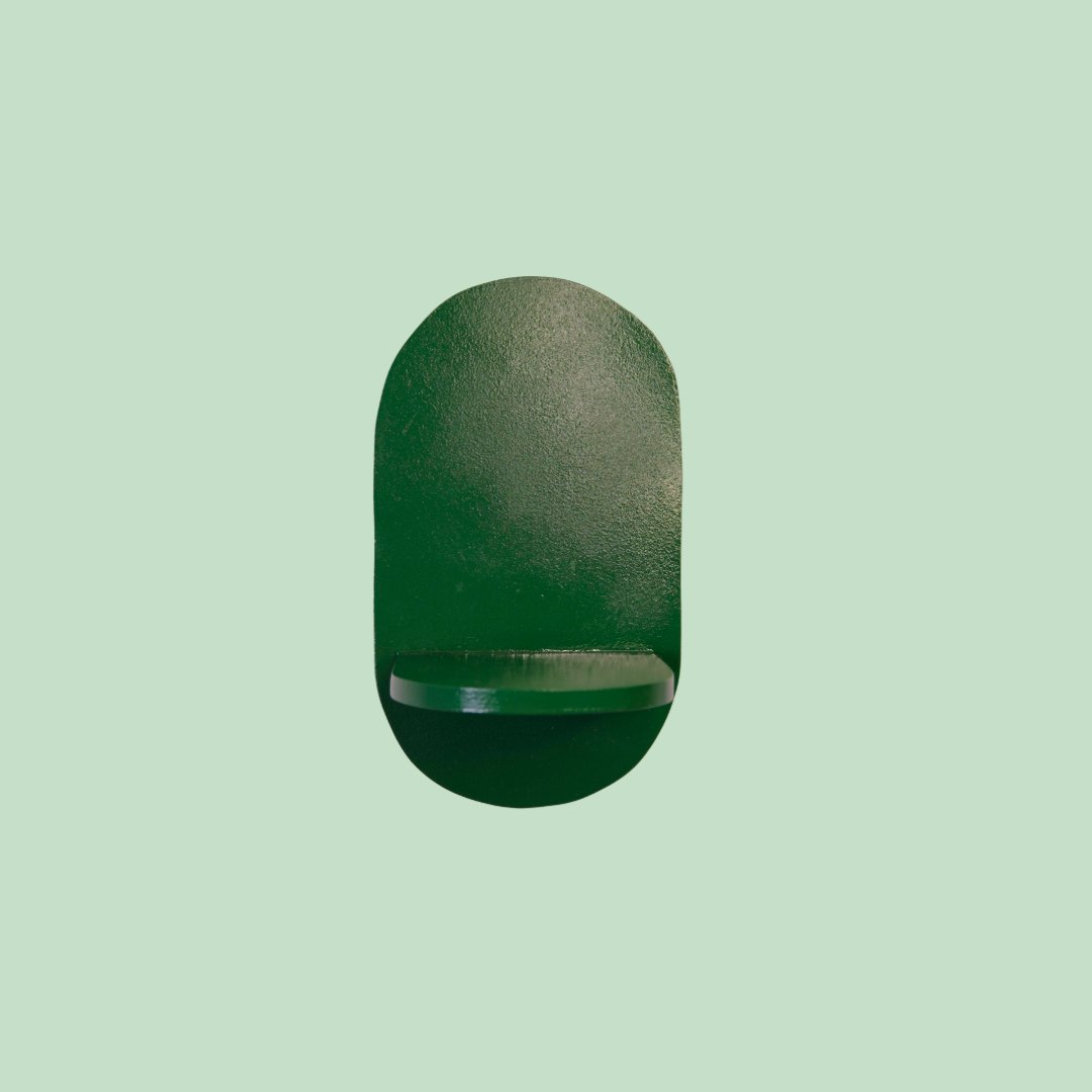 Estantería Oval: Verde Olivo