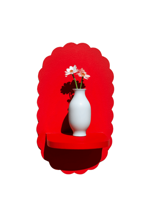 Estantería Pétalos Oval: Rojo - Estantería