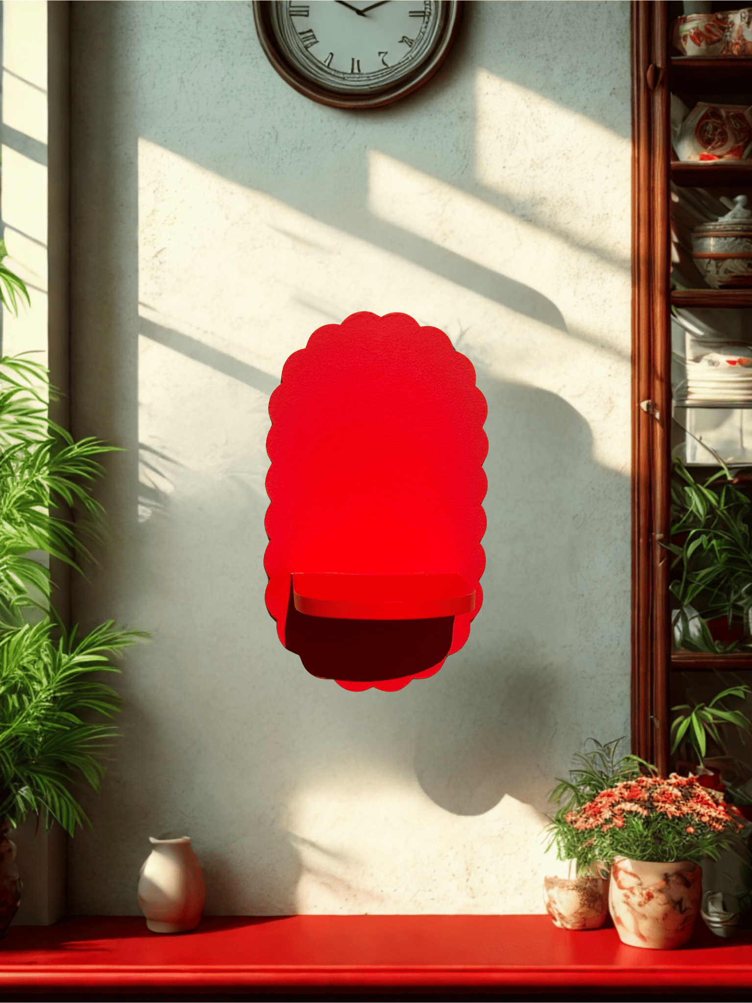 Estantería Pétalos Oval: Rojo - Estantería