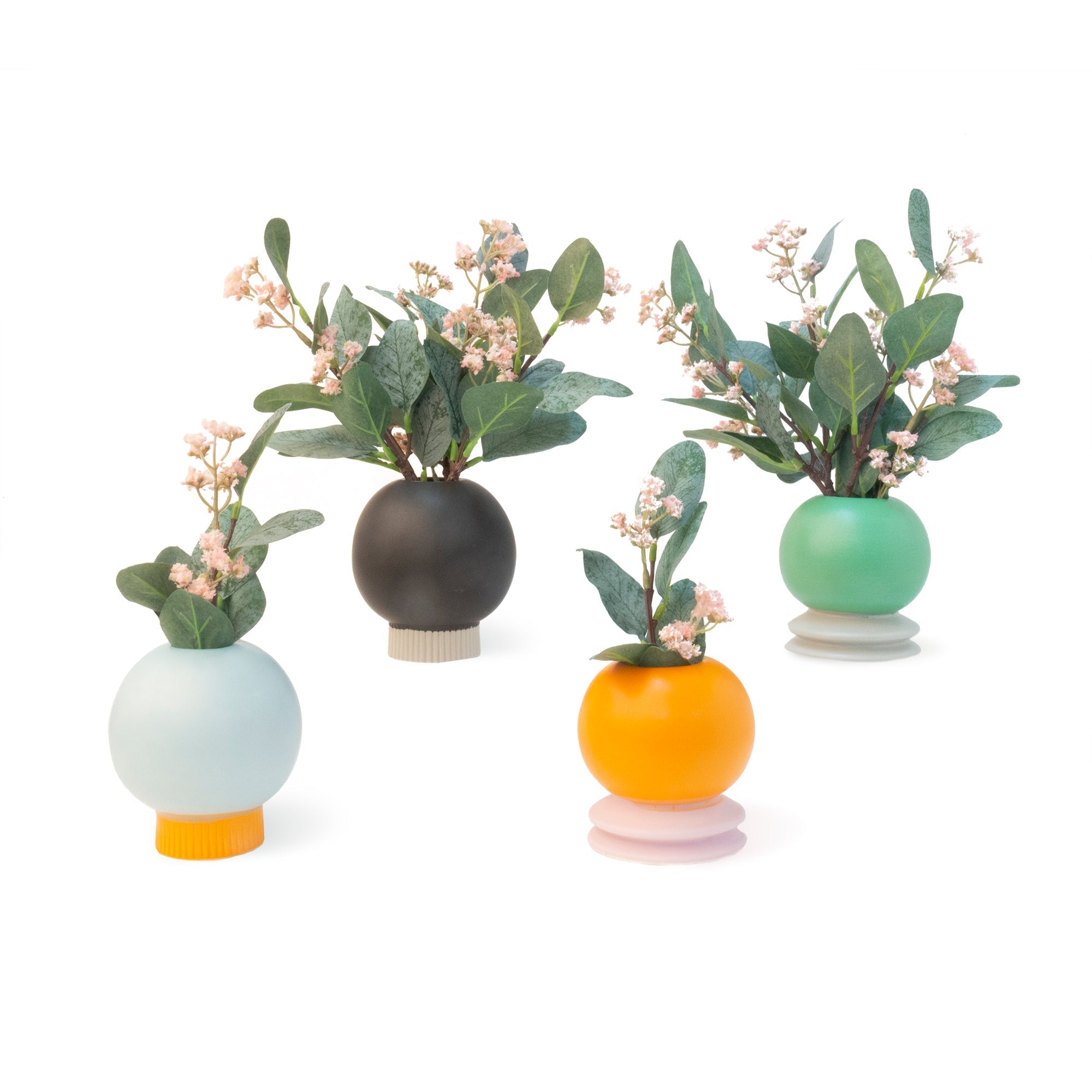 Florero Mediano Bola Naranja