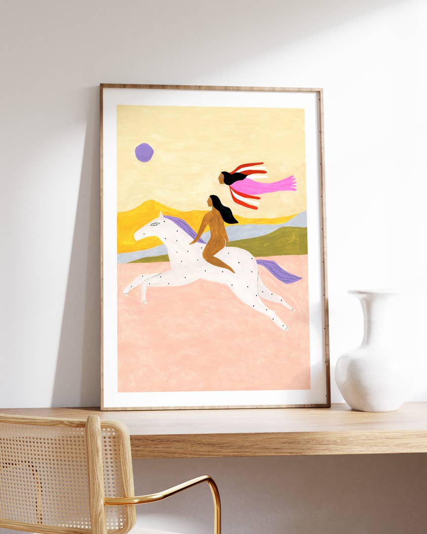 FREE WOMEN Art Print: A4