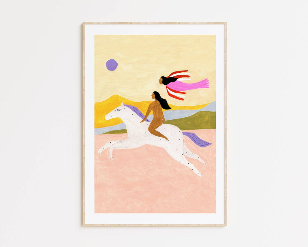 FREE WOMEN Art Print: A4