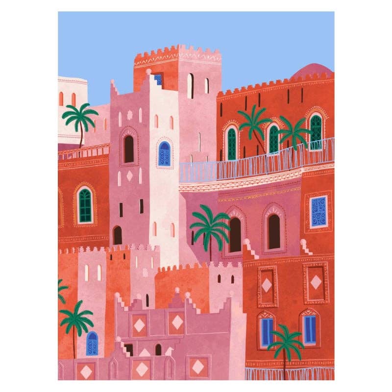 Ilustración - Marruecos (marco incluido)