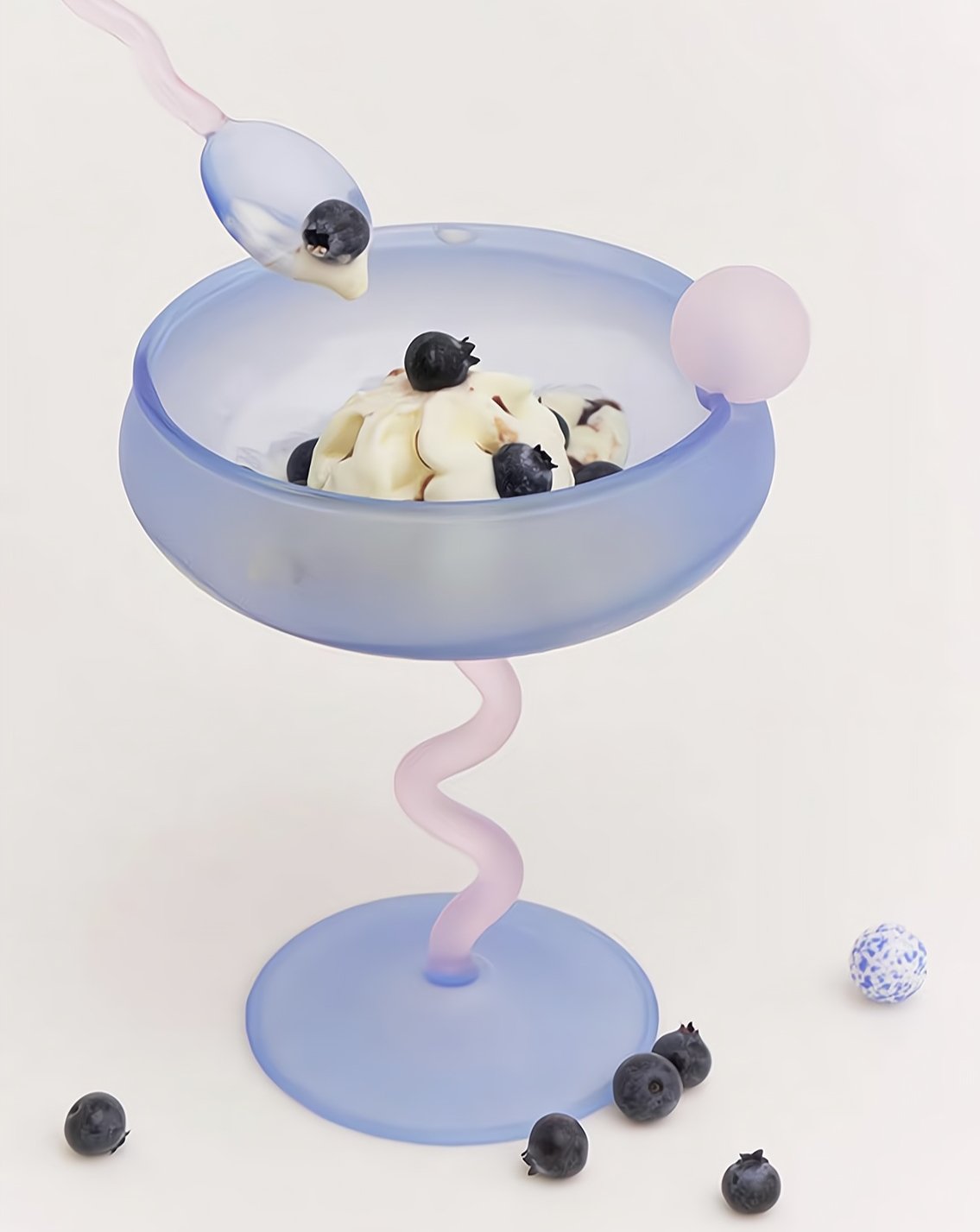 Jelly Bean Wine Glass - Whimsical Eclectic Dopamine Cocktail Coupe - Home Decor