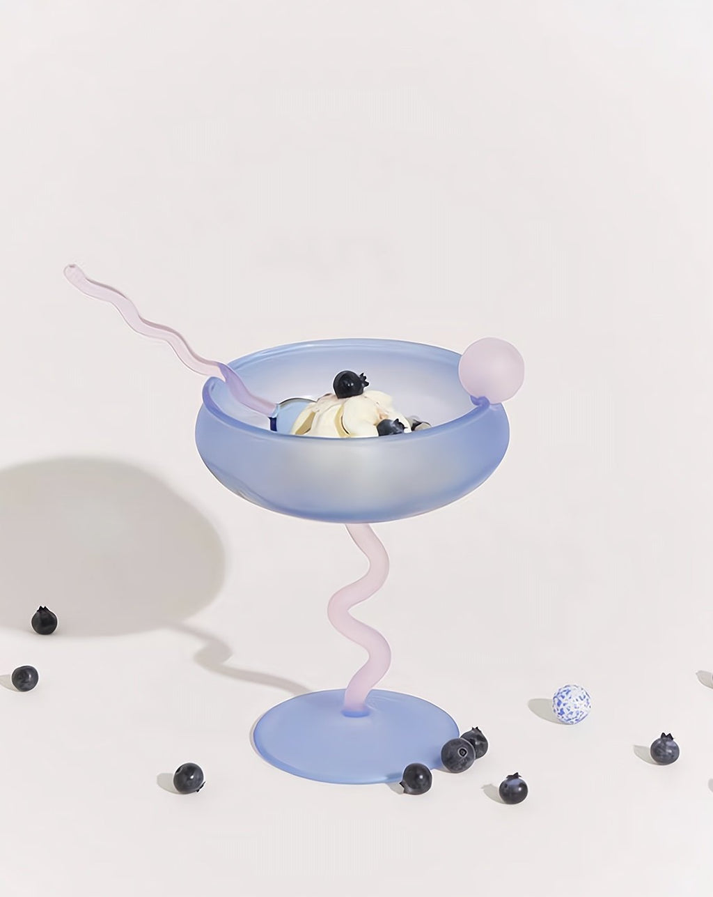 Jelly Bean Wine Glass - Whimsical Eclectic Dopamine Cocktail Coupe - Home Decor