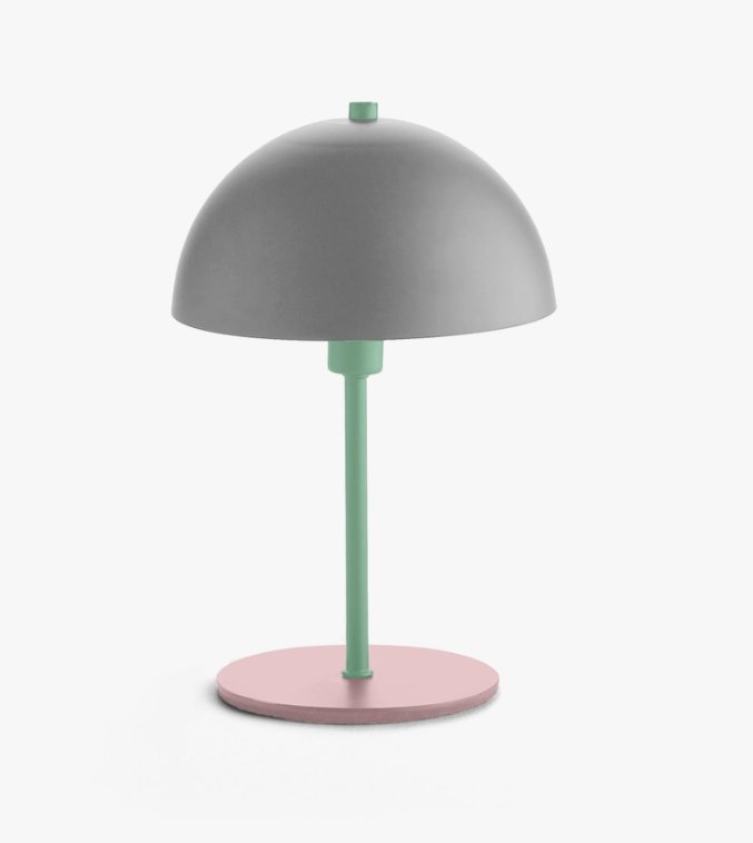 Lámpara de Mesa Domus: Gris