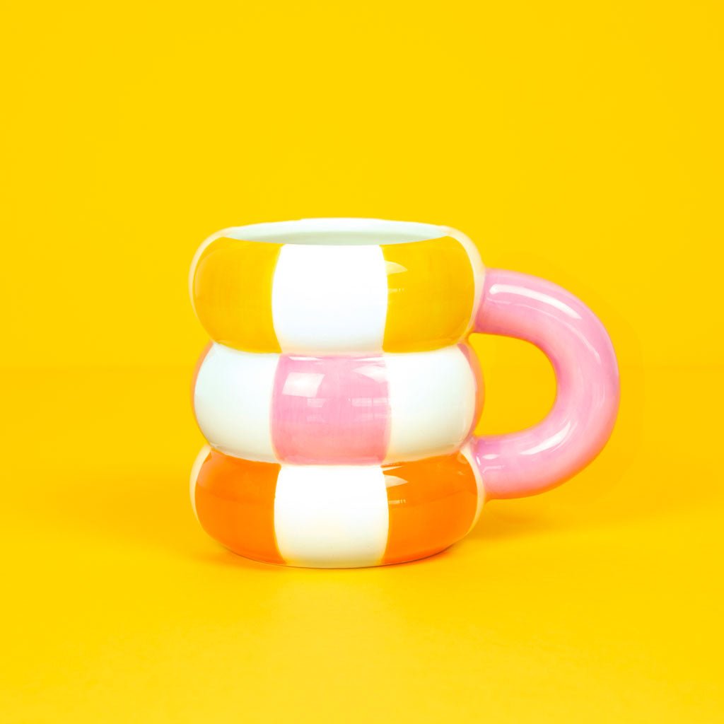 Mug Floats rosa 300 ml cerámica