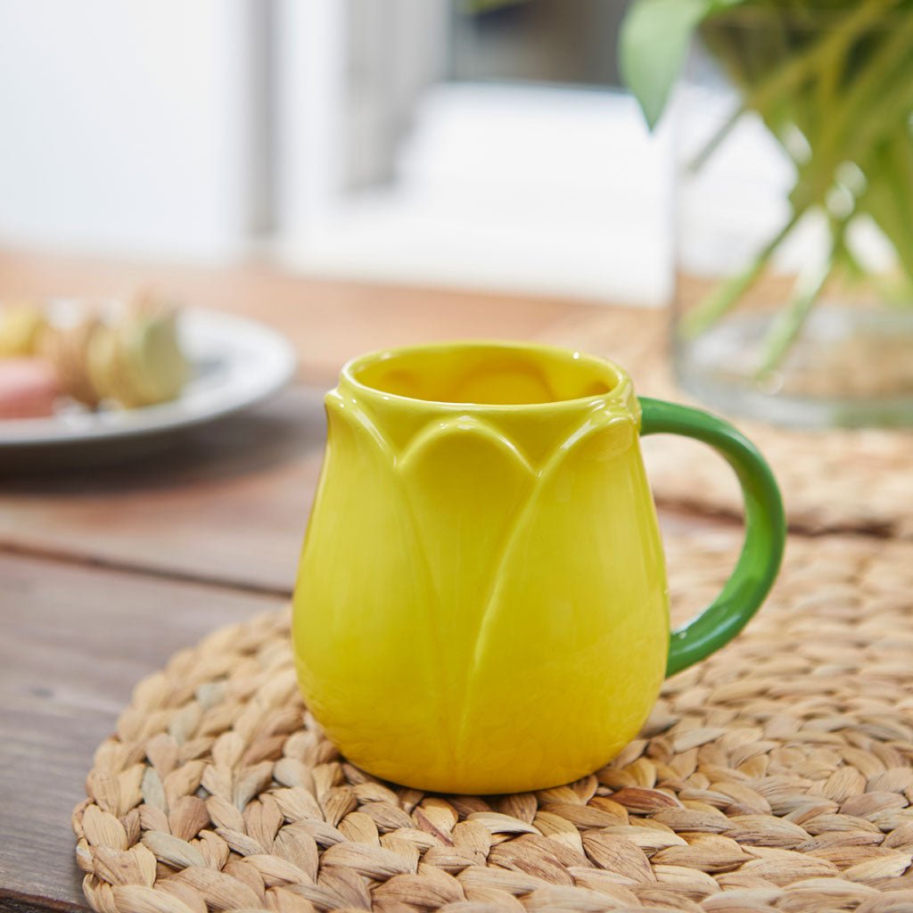 Mug Tulip Amarillo 400ml de cerámica