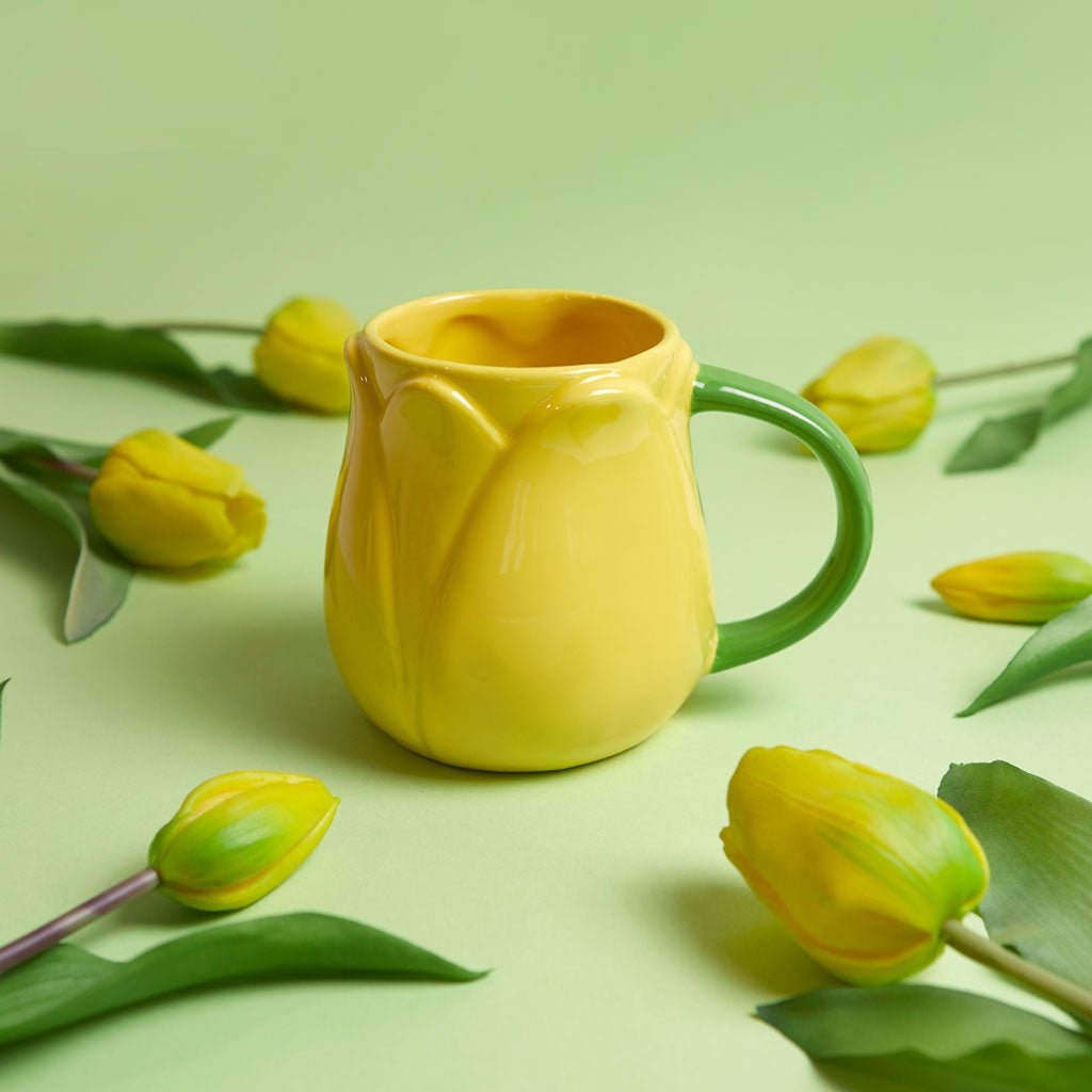 Mug Tulip Amarillo 400ml de cerámica
