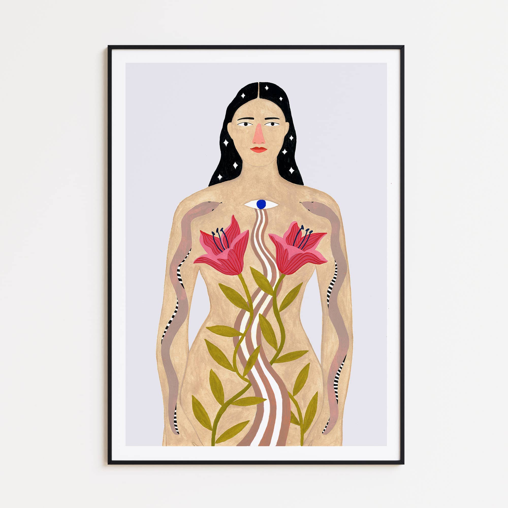 MYSTICAL WOMAN Art Print: A4
