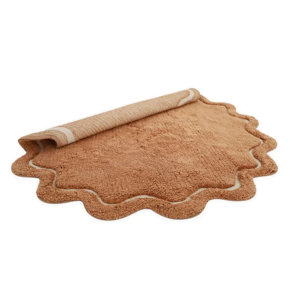 Alfombra 110 cm SWEET APRIL TOFFEE Algodón Lavable en lavadora