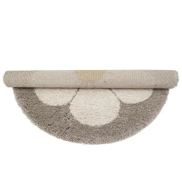 Alfombra BOHEMIAN DAISY ROND BEIGE