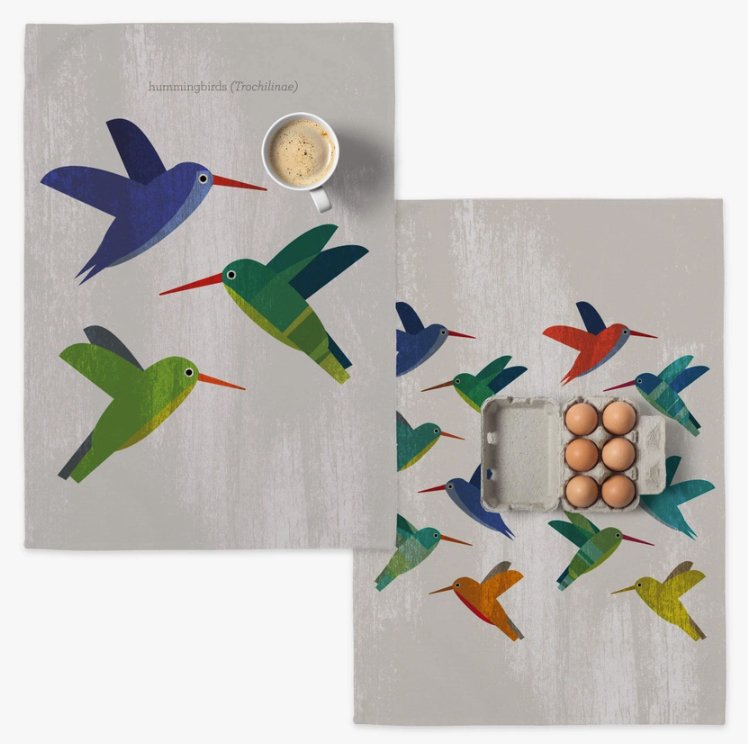 Paños de Cocina Colibrí