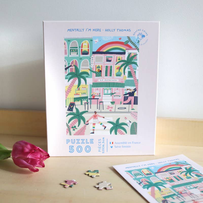 Puzzle: Mentally I'm Here de Holly Thomas, 500 piezas