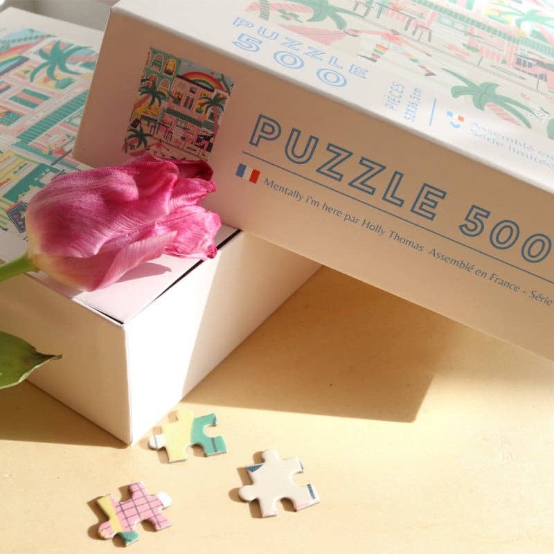 Puzzle: Mentally I'm Here de Holly Thomas, 500 piezas
