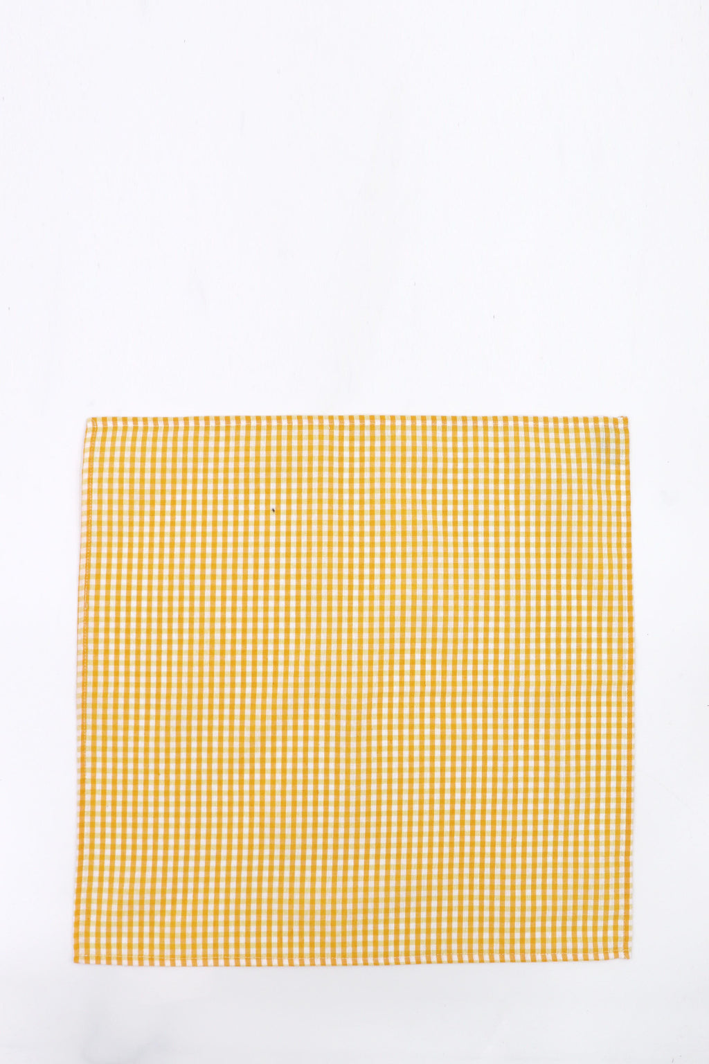 Servilleta vichy amarillo cuadro pequeño (pack de 2) - Servilleta