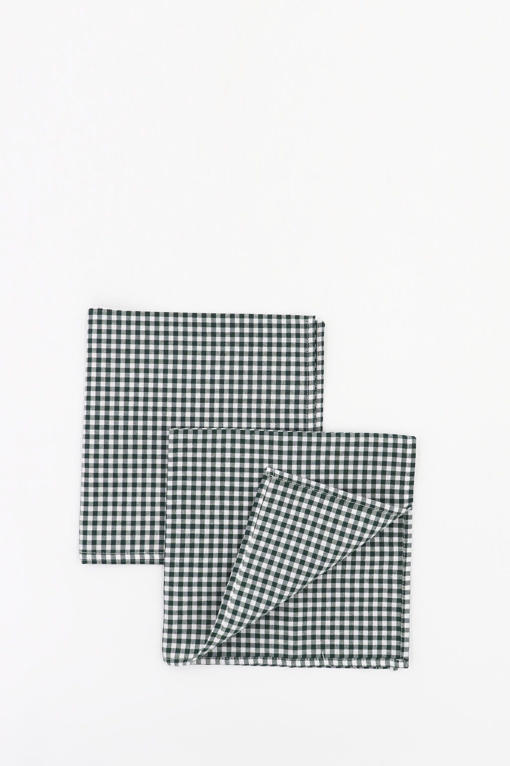 Servilleta vichy verde (pack de 2) - Servilleta