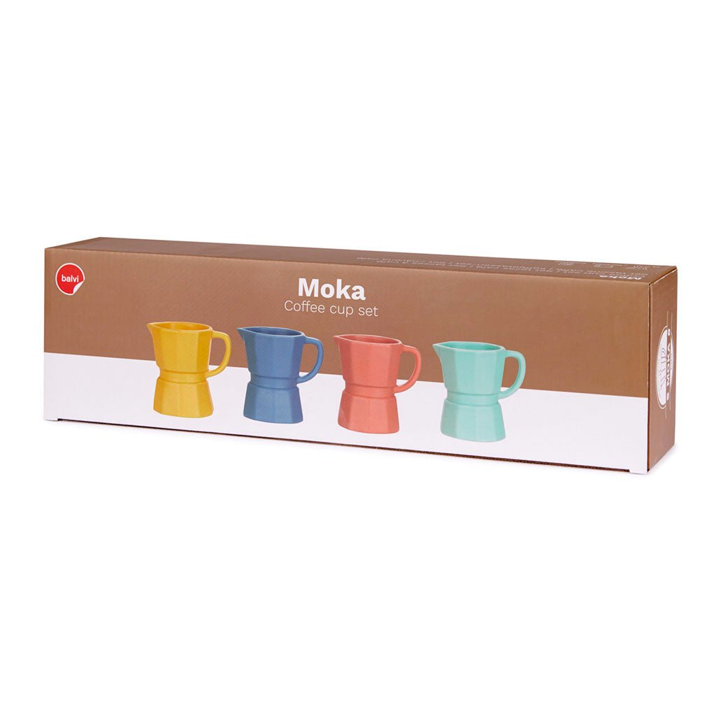 Set tazas de café Moka: 4 ud