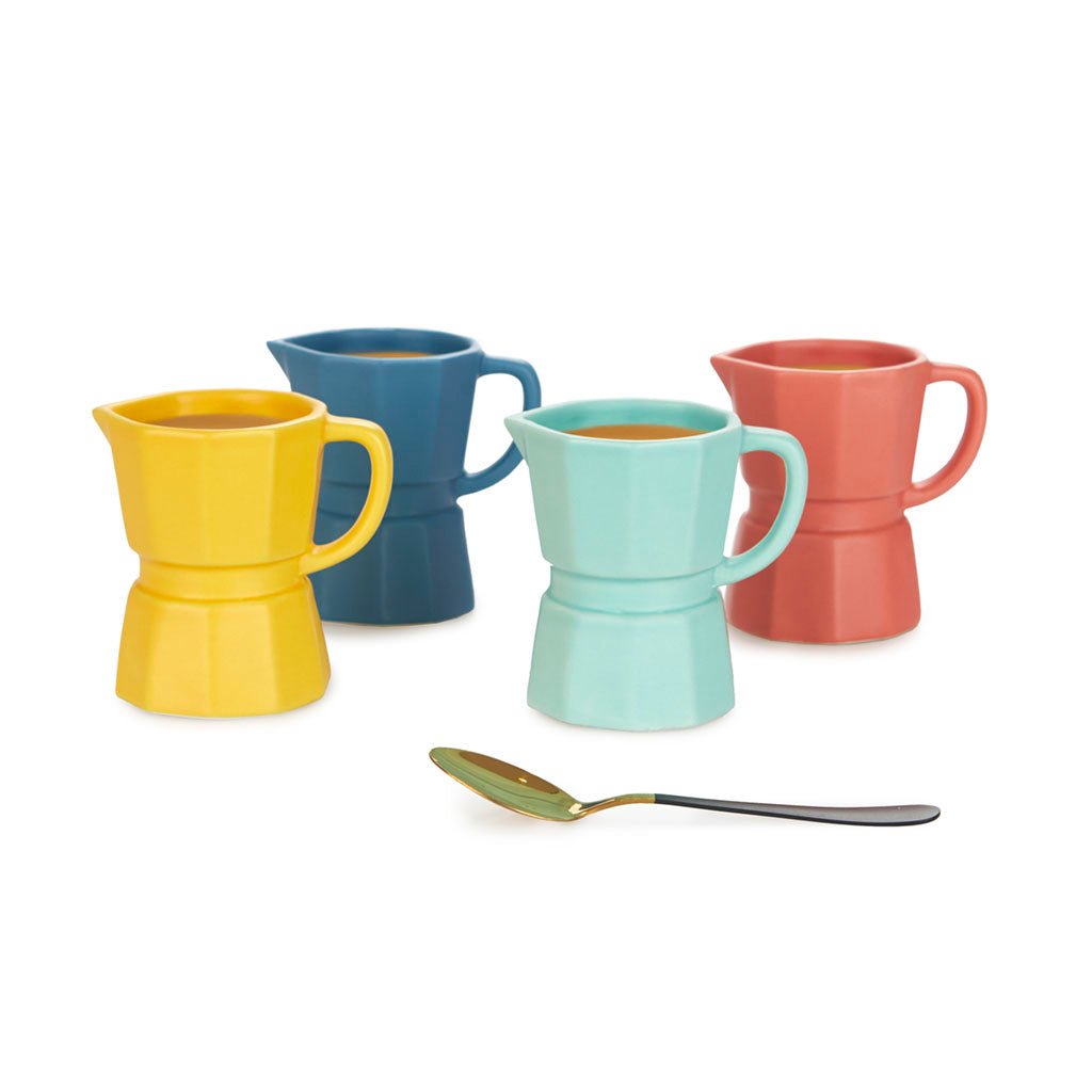 Set tazas de café Moka: 4 ud