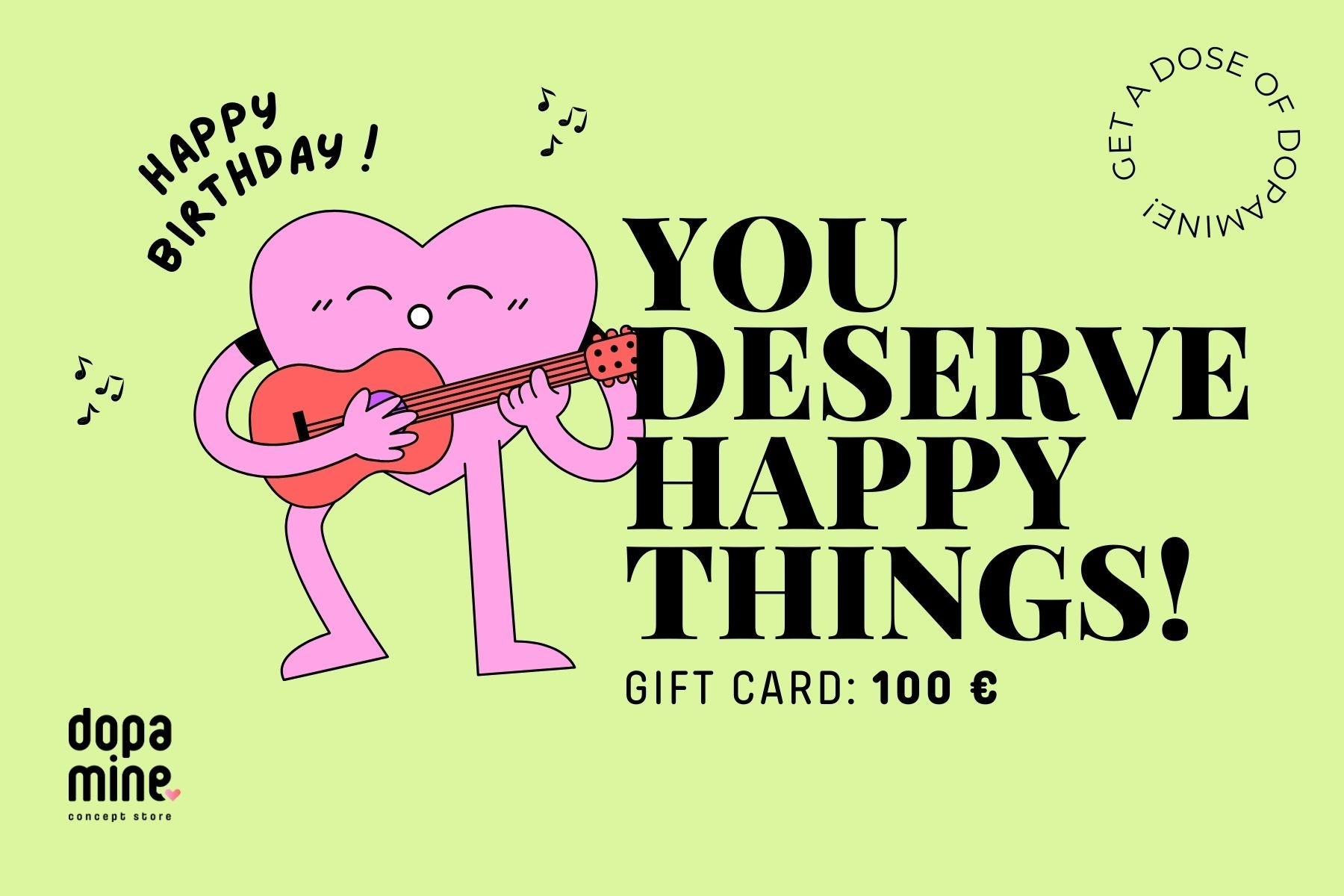 Tarjeta Regalo: A Dose Of Dopamine!-Dopamine Concept Store