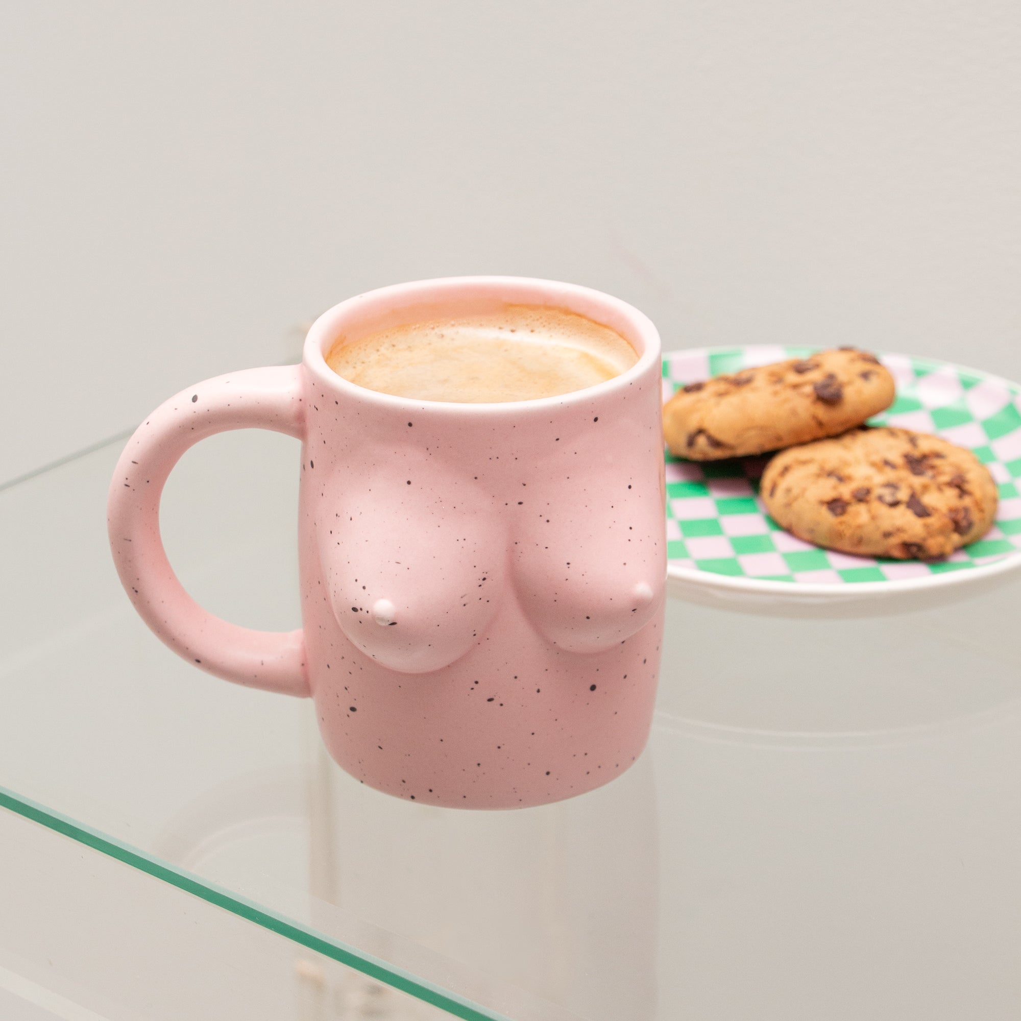 Taza Asthetic Tits Rosa