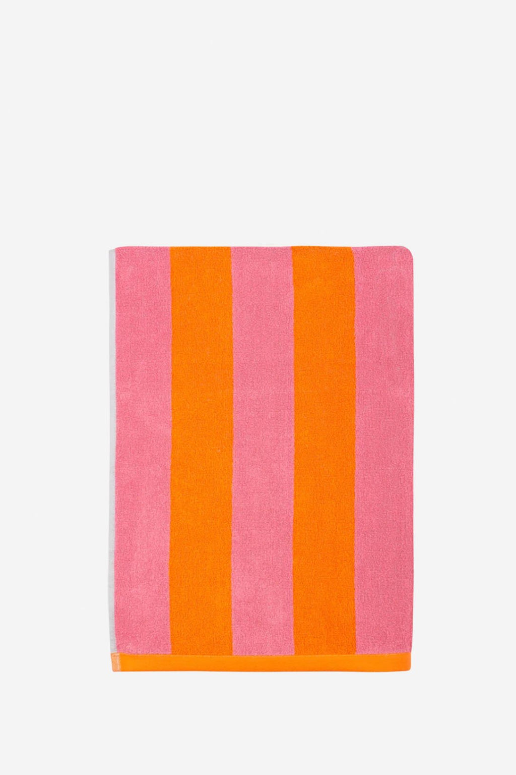 Toalla reversible rosa y naranja - Toallas de playa