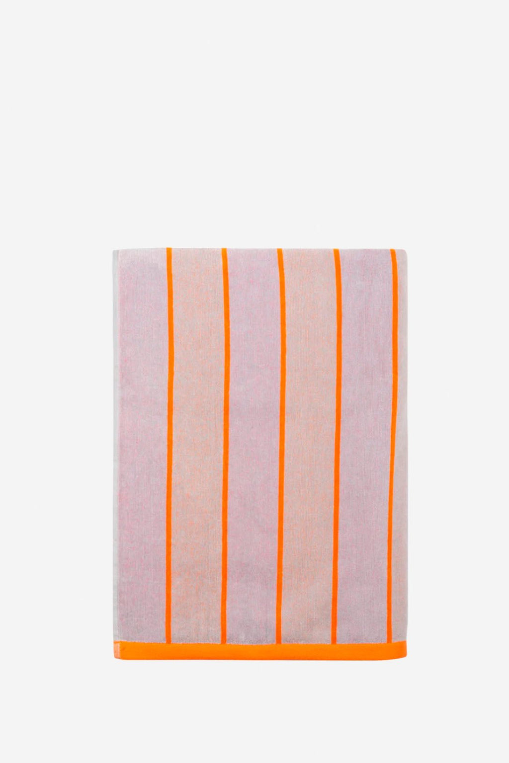 Toalla reversible rosa y naranja - Toallas de playa